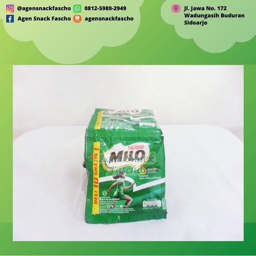 

Milo Active Go Nestle Sachet 22 gram (1 renceng isi 10)