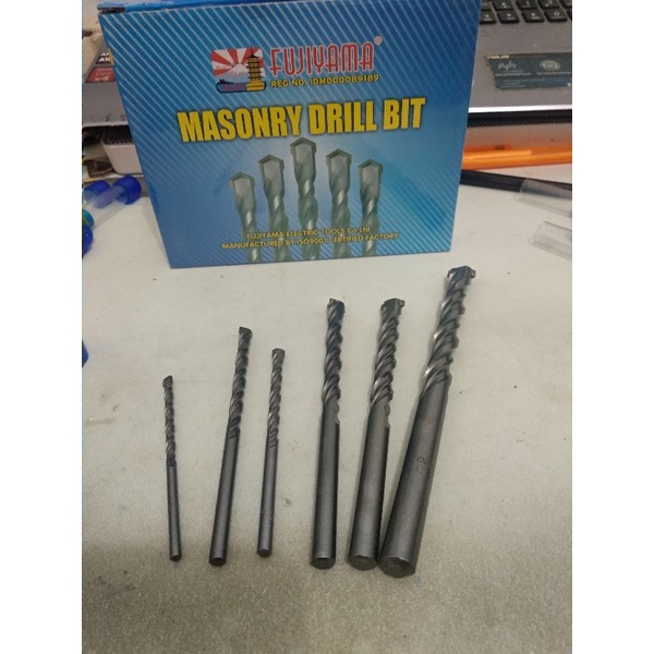 Paket Mata Bor Beton dan tembok isi 6 pcs / Paket mata bor mansonry Drill Bits isi 6