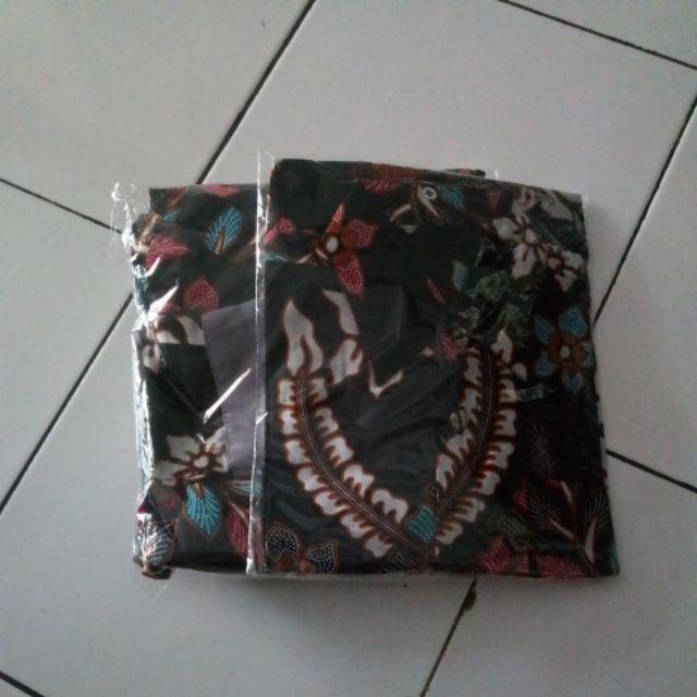 Batik Couple Keluarga Sania Ruffle Ori Ndoro Jowi Dnt Motif Cendrawasih Pelangi Kombinasi