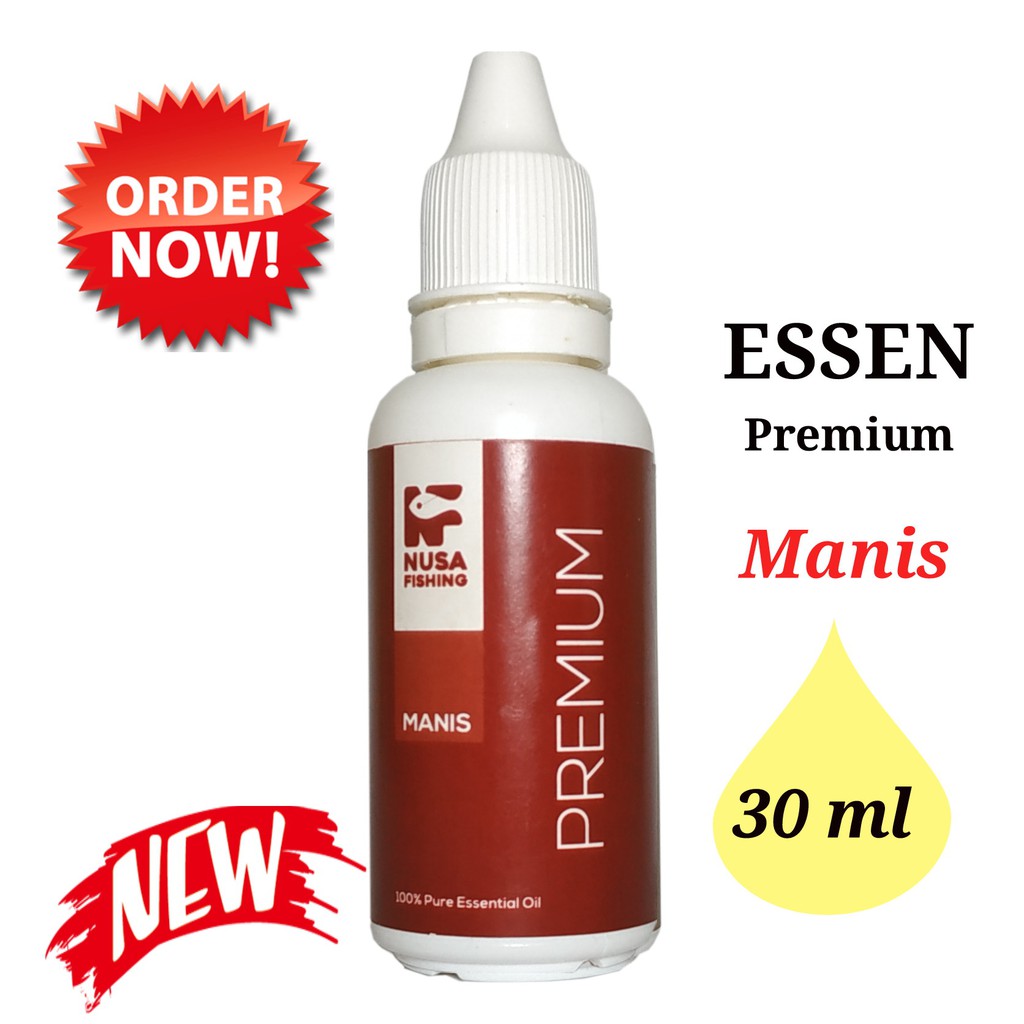 UMPAN MANCING ESSEN PREMIUM GALATAMA IKAN BAWAL MAS BY NUSA FISHING VARIAN MANIS 30 ML