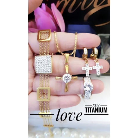 perhiasan xuping set lapis emas