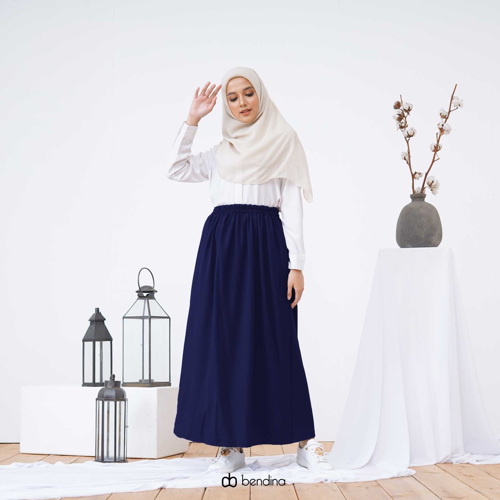 THISISBENDINA Rok Panjang Polos Ironless ALENA Skirt All Size