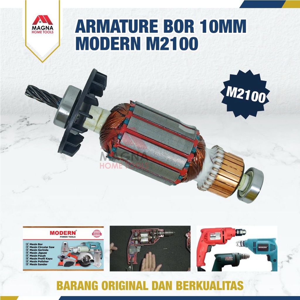 ARMATURE ANGKER MESIN BOR MODERN M-2100 B / M2100C / J1Z-10B