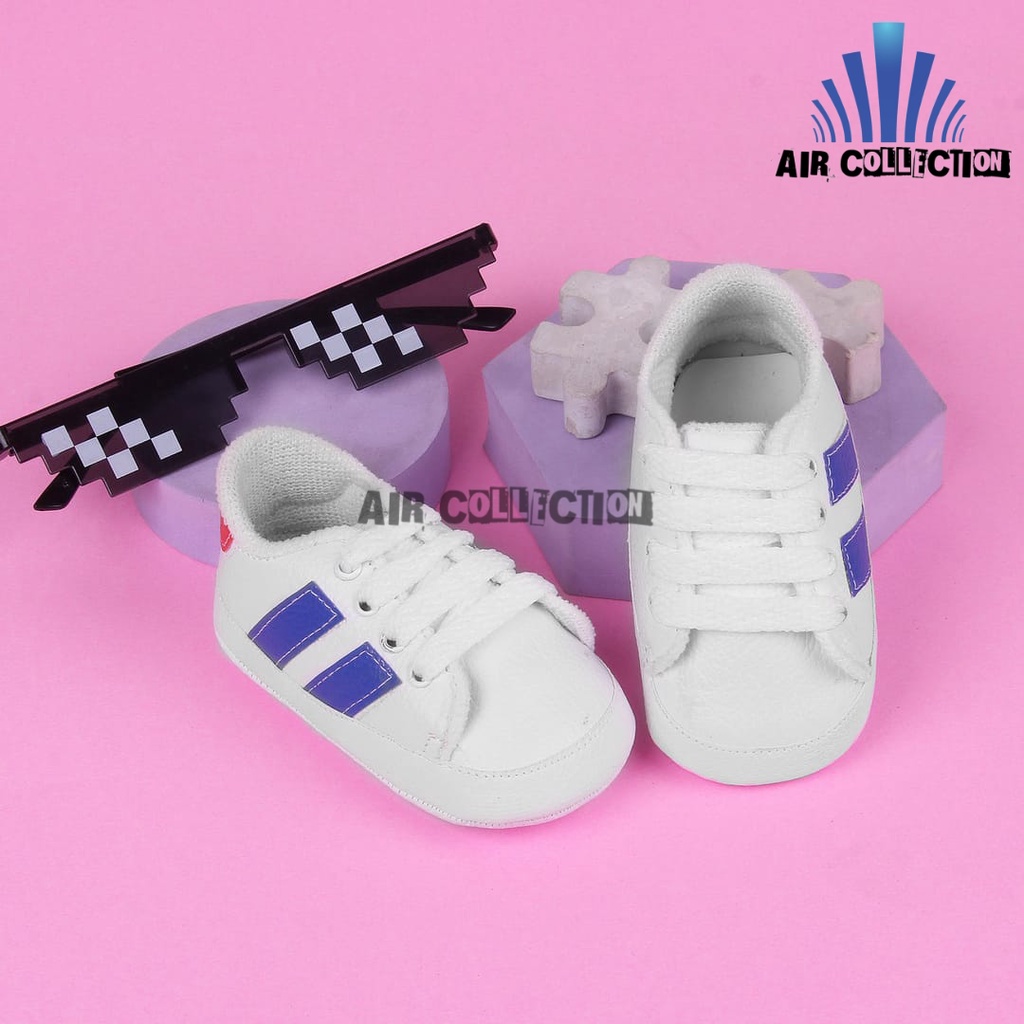 Sepatu Bayi Perempuan Usia Umur 0 12 Bulan Prewalker Sneakers Baby Belajar Jalan ADS - Air Collcetion