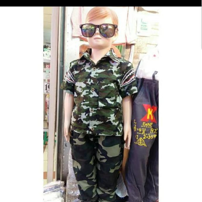 Kemeja anak army bape uk.1,2,3 DISKON