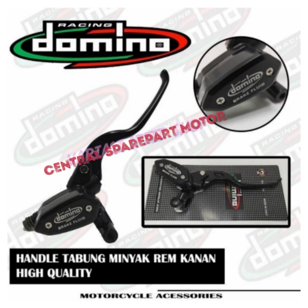 Handle Master Rem Kanan Only DOMINO Tabung Kaca Full CNC Universal Copy RCB Beat/Vario/Scoopy/Nmax/Pcx/CBR/DLL