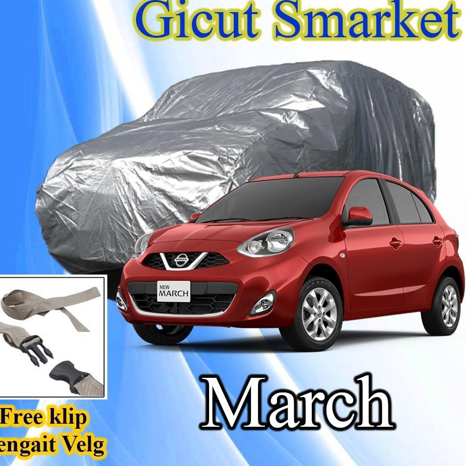 Super Obral selimut sarung cover body mobil nissan march free pengikat ban