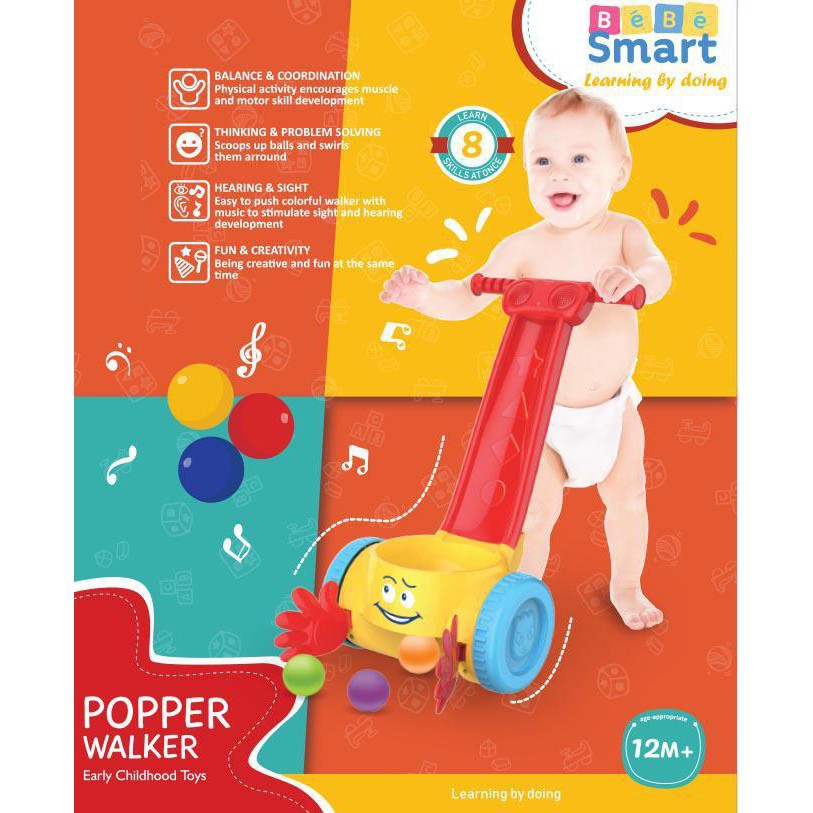 Bebe Smart Popper Walker (Tersedia varian warna)