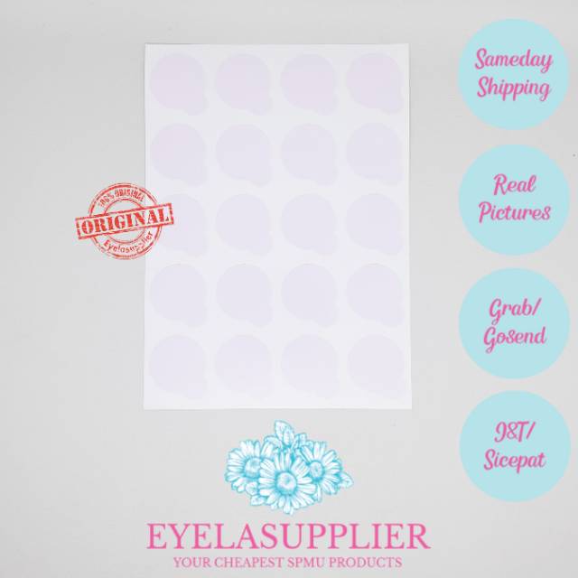 Sticker Cincin Lem Tinta Glue Ring Stiker Pallet eyelash extension