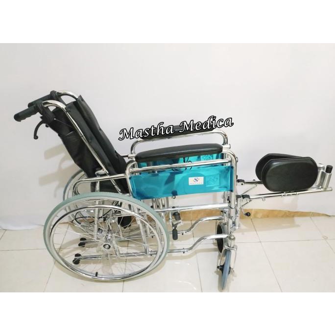 >*>*>*>*] Kursi Roda 3 in 1 (Tempat tidur + BAB + Kaki Selonjor) Sella