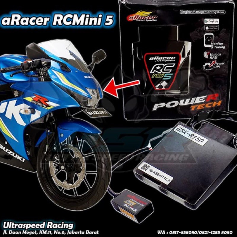 ARACER ECU RC MINI5 SUZUKI GSX150R