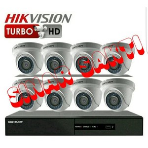 PROMO PAKET CCTV HIKVISION 8 CAMERA 2MP 1080P TURBO HD ( LENGKAP TGGL PASANG )