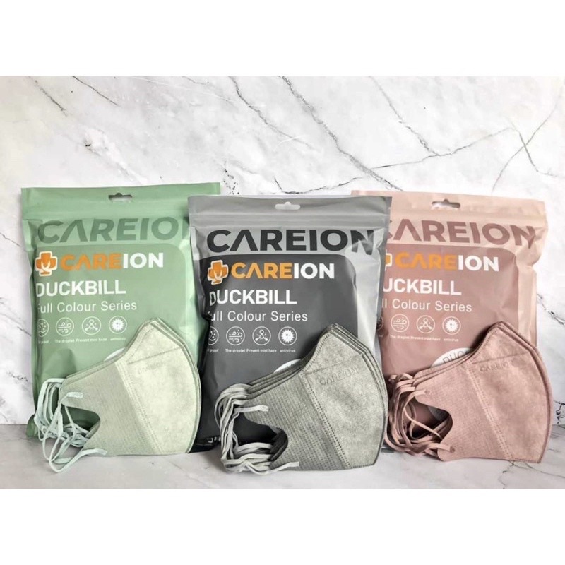 Masker Duckbil Warna isi 50 pcs Merk CAREION tebal