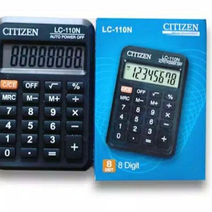 

CCXV Kalkulator merk CITIZEN LC-110N [ny -888]