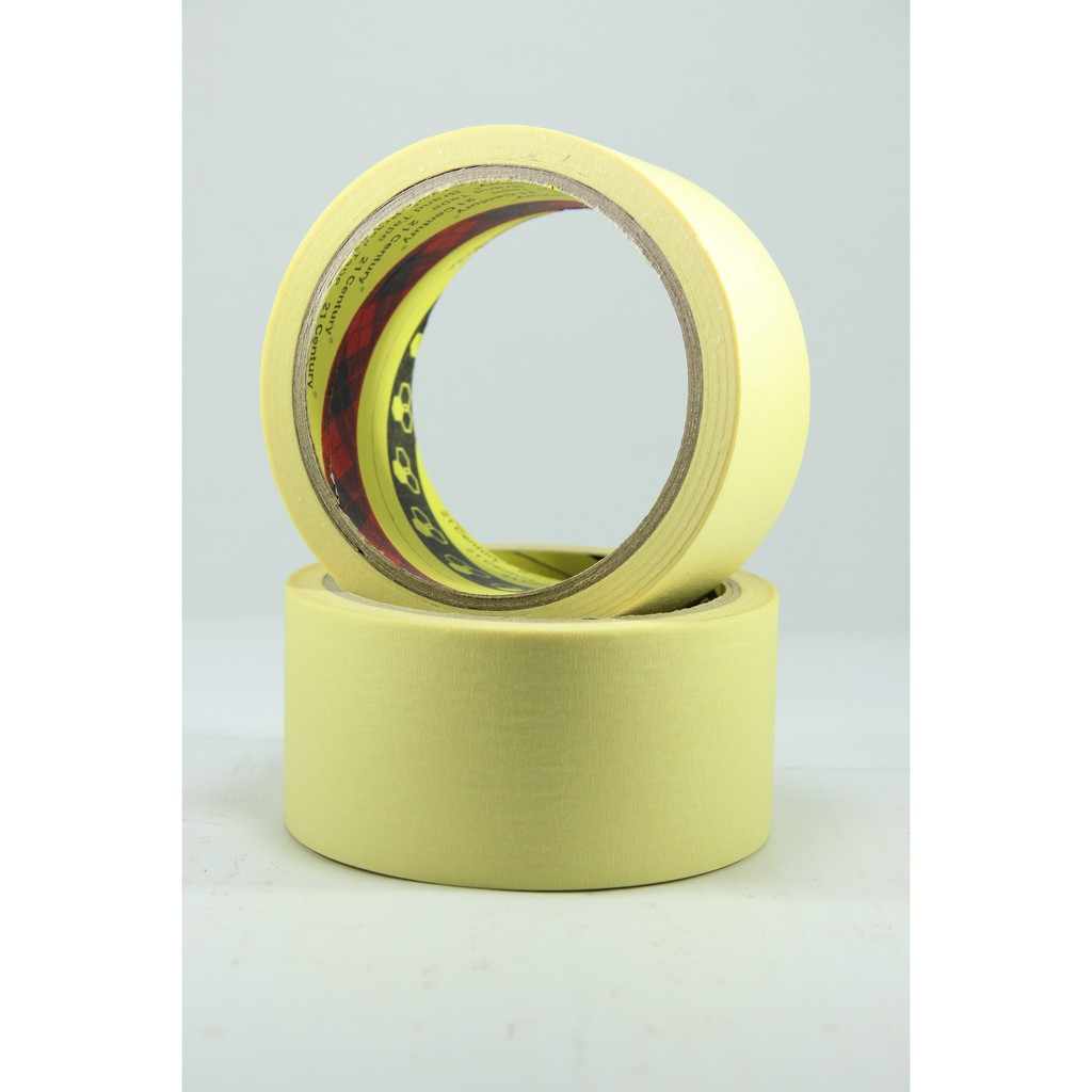 LAKBAN KERTAS / MASKING TAPE KUNING CENTURY / LUXKING  48mm x 19M