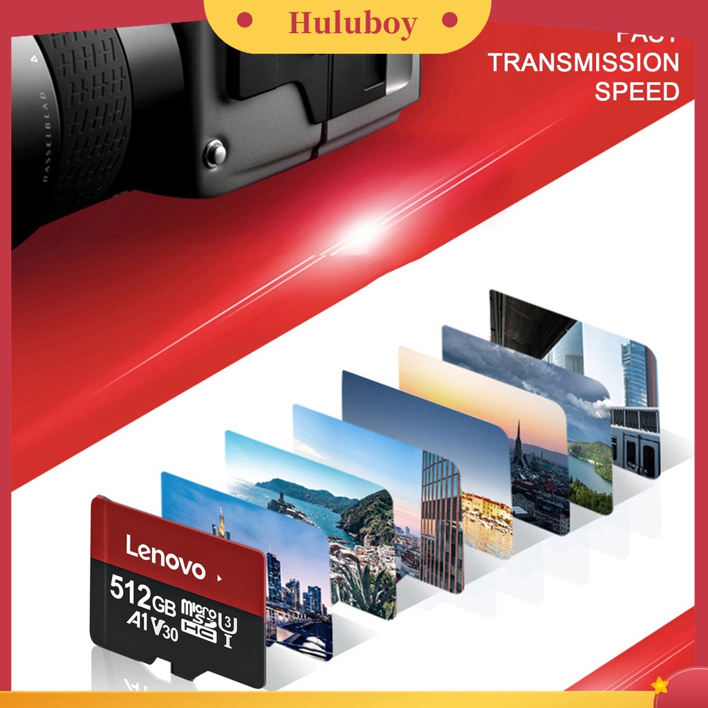 (Huluboy) Lenovo Memory Card X-rays-Resistant Anti Air Usb 3.0 128 / 256 / 512GB Untuk MP3 / MP4