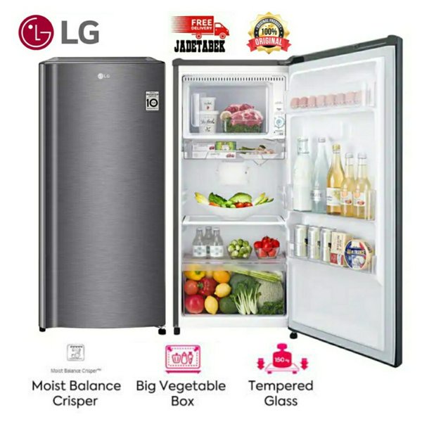 KULKAS 1 PINTU LG GN-201CK 169L