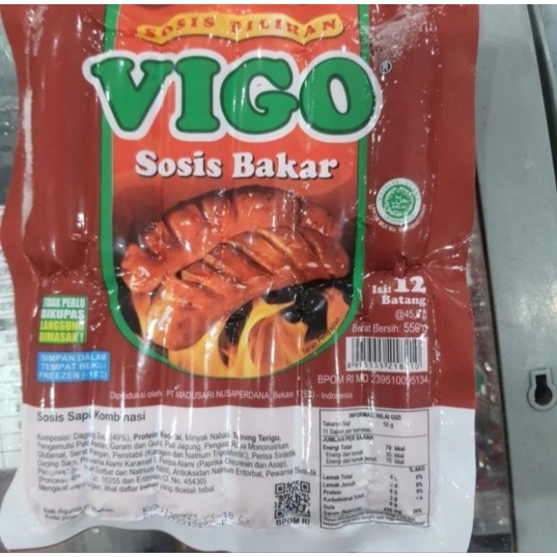 

Vigo Sosis Bakar isi 12