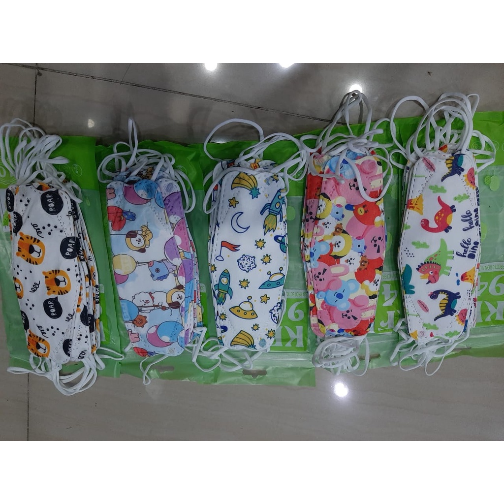 KF94 MASKER ANAK BTS MIX ISI 10PC