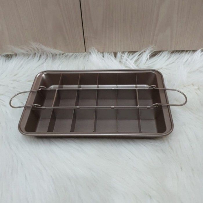 Loyang Brownie Pan Non Stick Bakeware Baking Pan Brownies