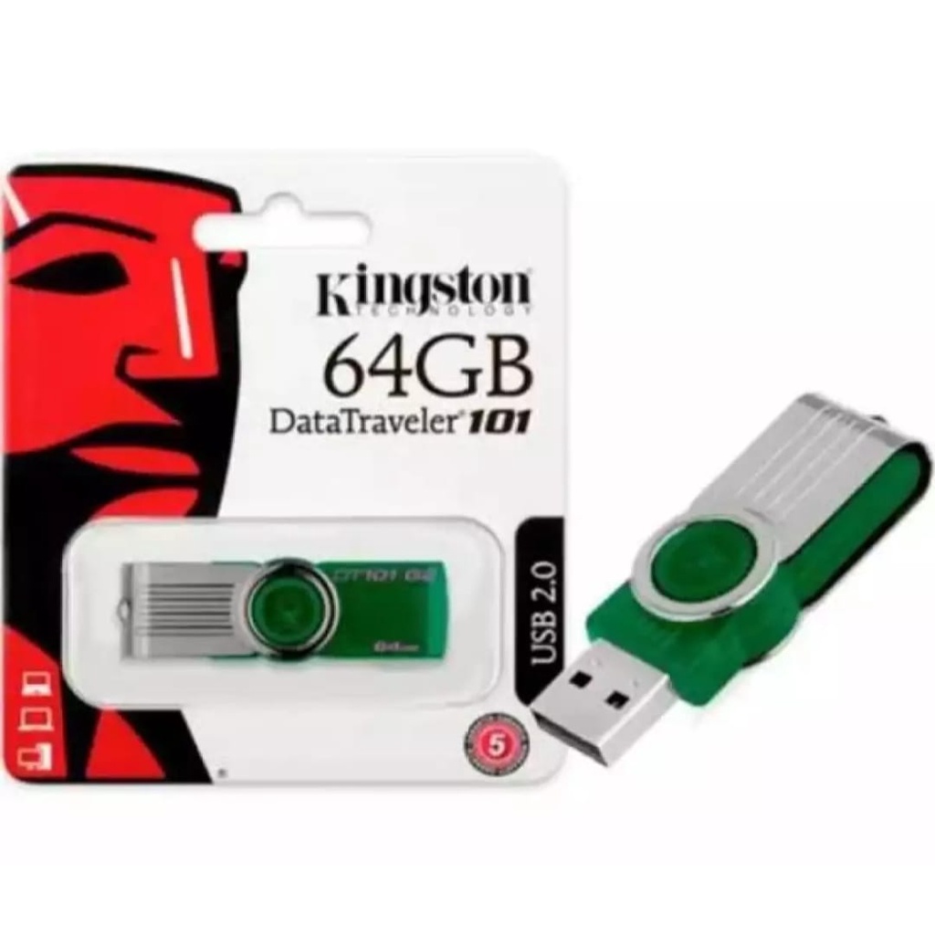 Flashdisk-Flash Drive USB 2.0 Kingstone 64GB USB Drive Kingstone Data Traveler-Penyimpanan USB Plug&amp;Play Data USB Drive Kingstone