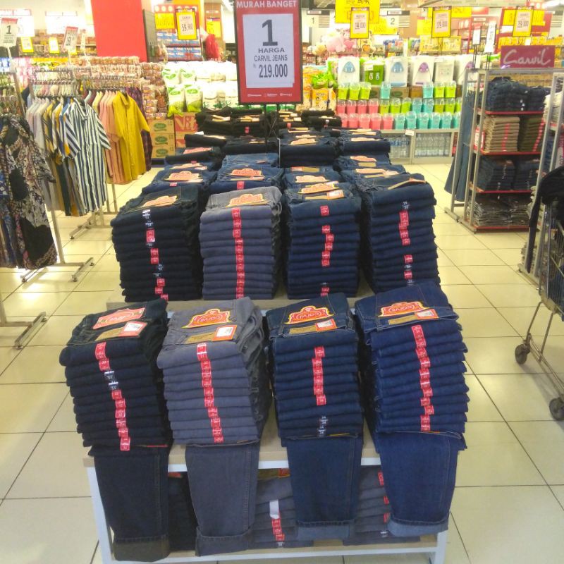 Carvil Jeans Rio Reguler Pria/ Celana jeans Pria / Ramayana Jatinegara