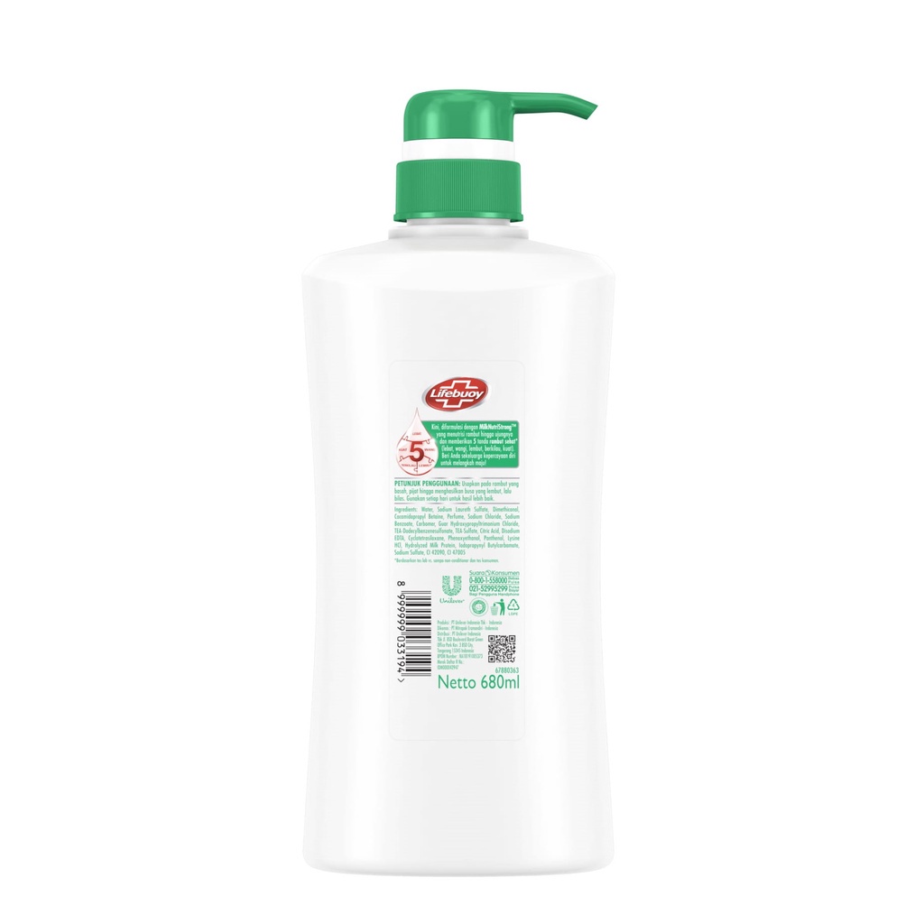 LIFEBUOY SHAMPOO STRONG &amp; SHINY 680ML