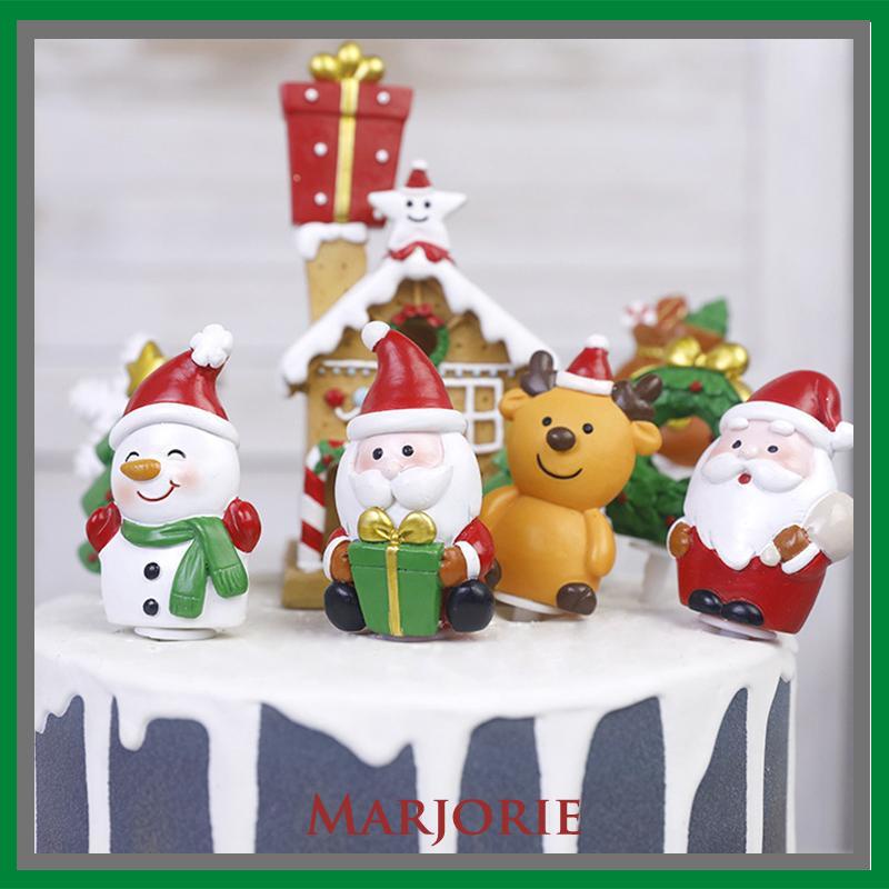 Dekorasi Kue Natal Cupcake Topper Hadiah Natal Hadiah Natal-MJD