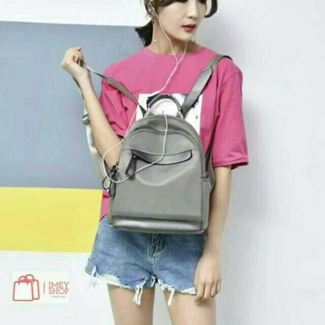 Backpack Trikora tas ransel wanita fashion mewah harga murah tas lokal batam