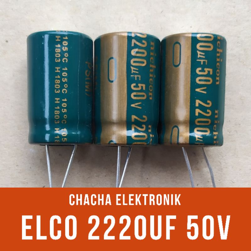 Elco 2200uf 50v C 2200uf/50v