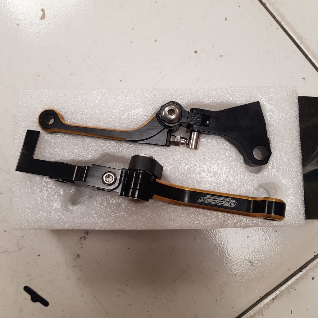 Brake Handle rem tangan lipat setelan KLX CRF WR SCARLET NOT RCB