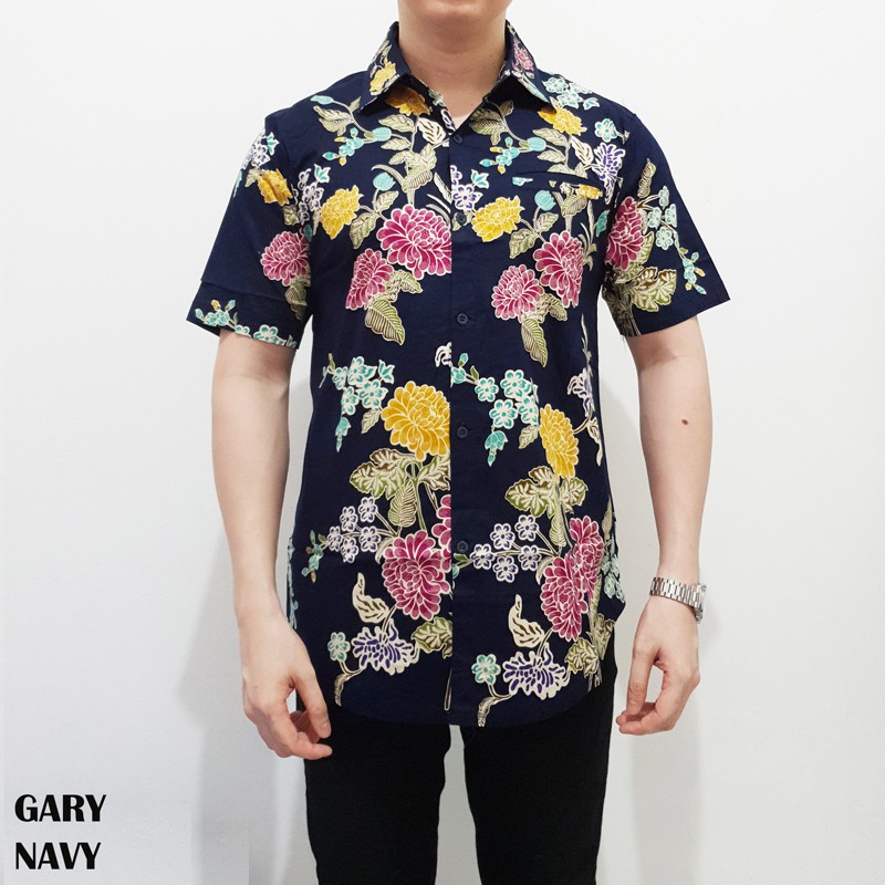 GARY MAN STANDAR &amp; JUMBO - Kemeja Batik Pria