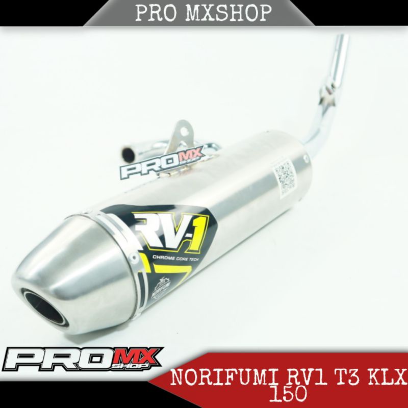 KNALPOT NORIFUMI RV1 T3 KLX&CRF KNALPOT KLX&CRF RV1 T3 ORIGINAL NORIFUMI T3 RV1 KLX CRF SERIES