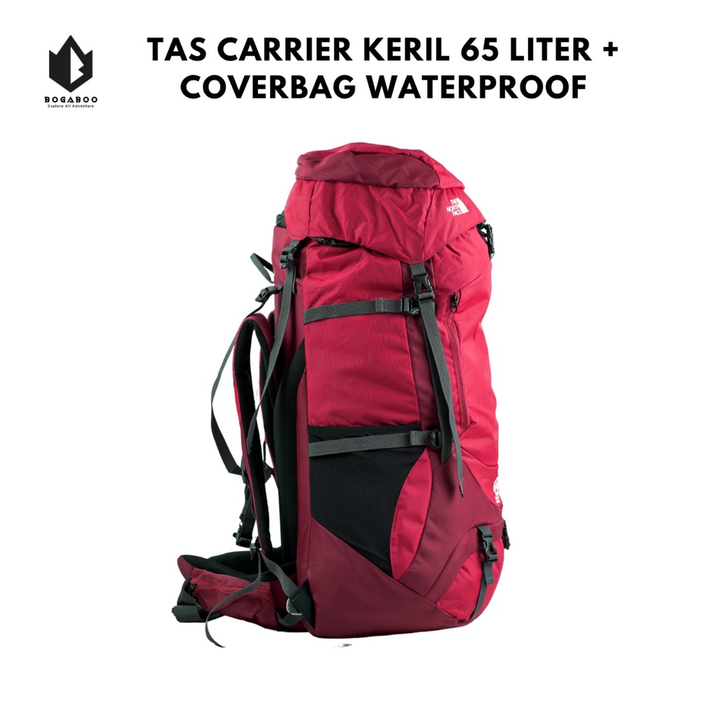 Carrier Patrol 65L - Tas Carrier Double Frame + Cover Bag