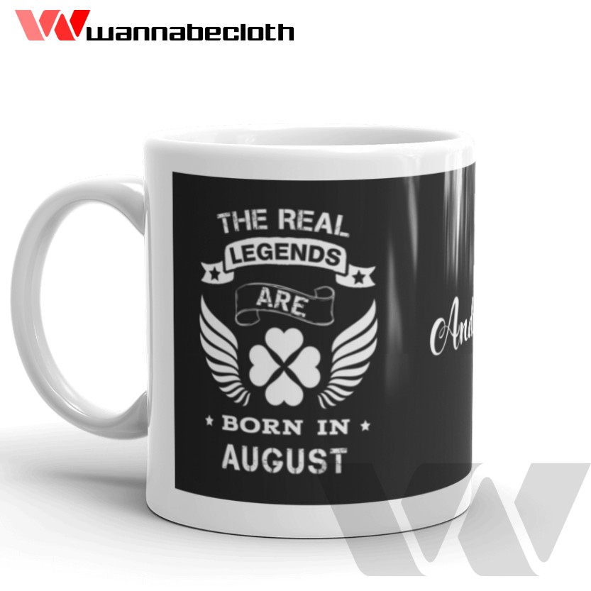 Mug Custom Gelas Custom Cetak Mug Unik Mug Kado Ulang Tahun Bulan Agustus Custom Nama 2