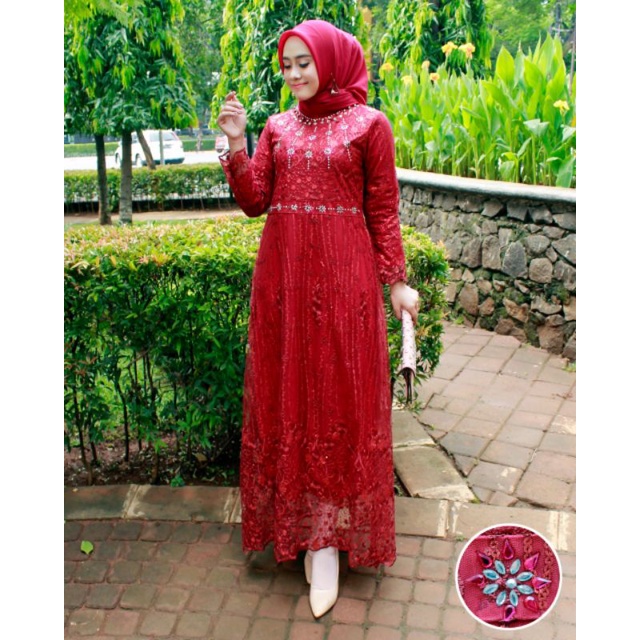 Sale!!! Gamis Erina Payet Original PB Butik