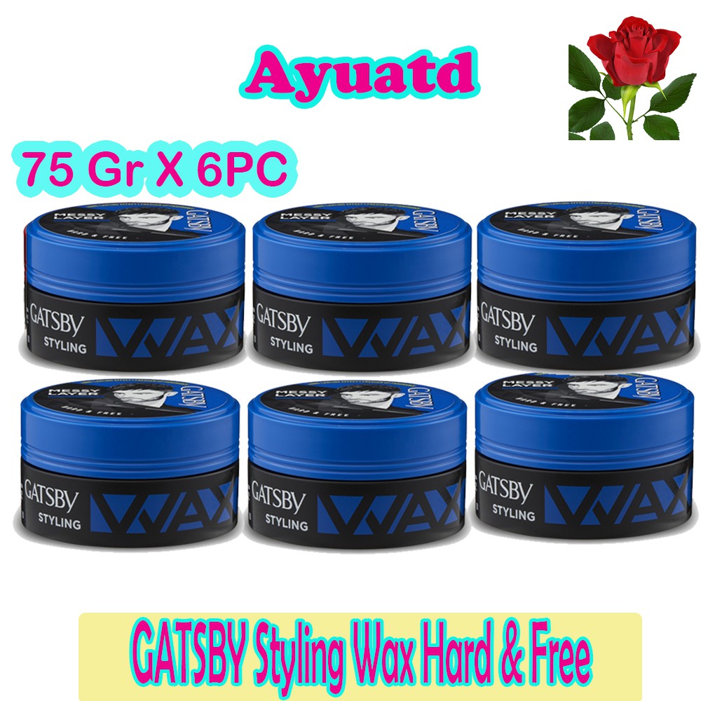 Gatsby Styling Wax British Layered 75 g (banded 6 pcs)