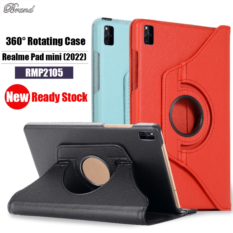 Case Pelindung 360 Derajat Untuk Realme Pad Mini 4G LTE 8.7 &quot;(2022) RMP2105 Tablet° Stand Cover Flip Case Dapat Berputar