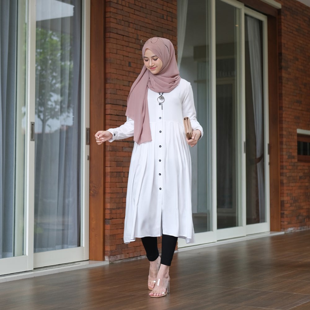 LONG TUNIK LULU BAHAN KATUN RAYON COD