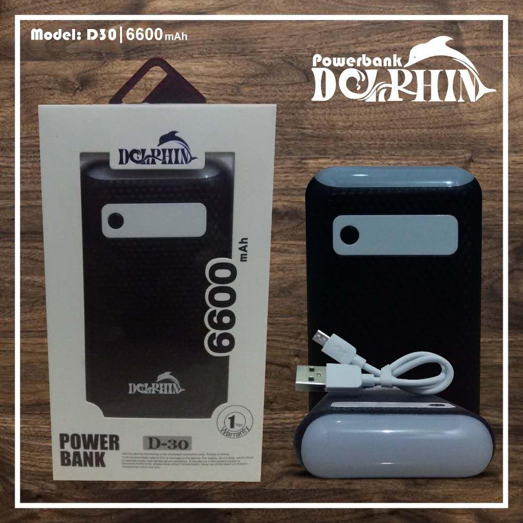 POWERBANK DOLPHIN D30 6600 MAH