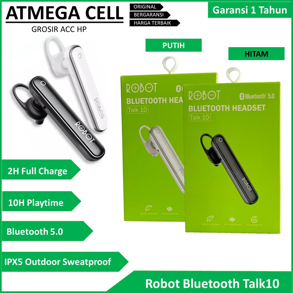 headset bluetooth robot Talk10 noise cancelling mic