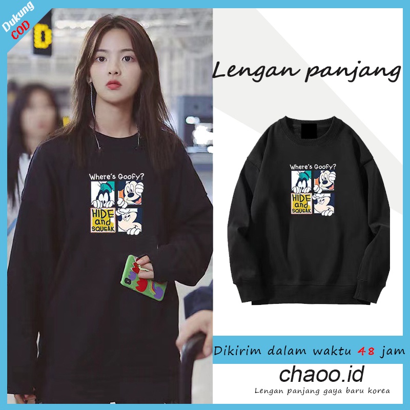 [chaoo.id]Sweater lengan panjang kartun wanita