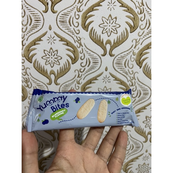 Yummy Bites Rice Crackers Cemilan Bayi ( Jual Pcs an )