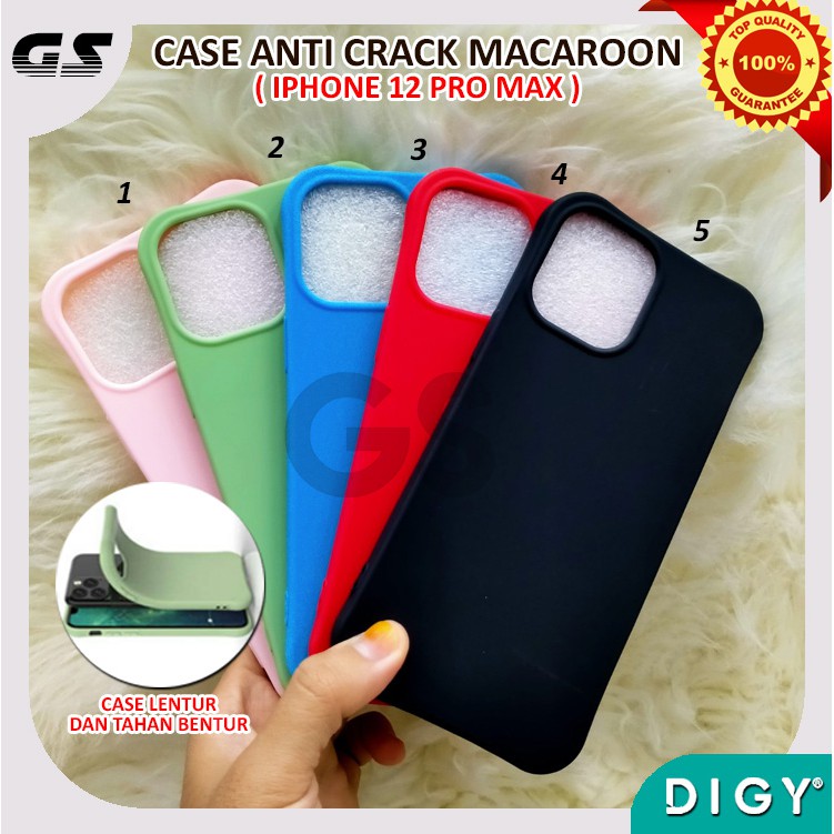 iPhone 12 5.4 12 6.1 12 6.7 iPhone 6 7 8 PLUS TPU Case Casing Anticrack Macaron Warna