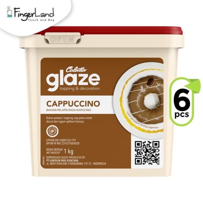 

Colatta Glaze Toping Rasa Cappucino 1 Kg (6 Pcs)