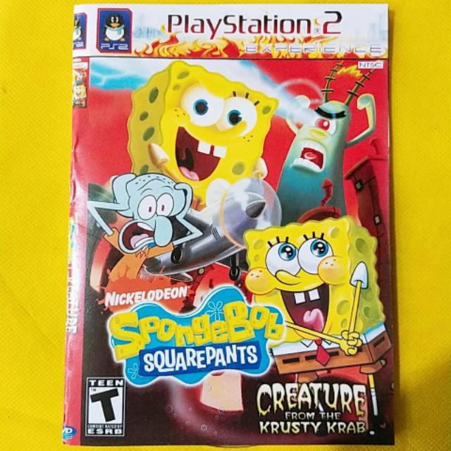 Kaset CD Game Ps 2 Playstation 2 Game Spongebob Squarepants