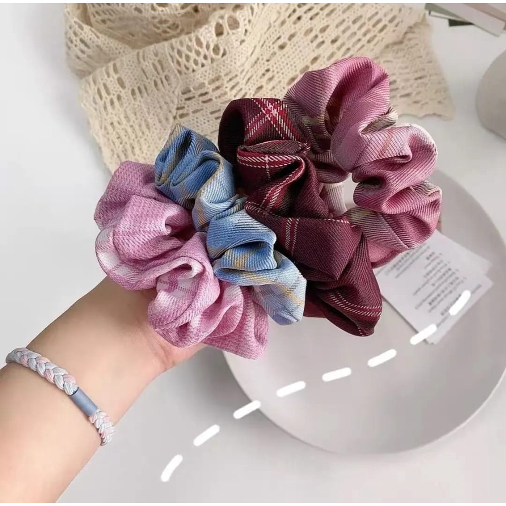 [UNI 016B] SCRUNCHIE KOREA  | IKAT RAMBUT  |  CEPOL RAMBUT ALA KOREA   |  KUNCIRAN