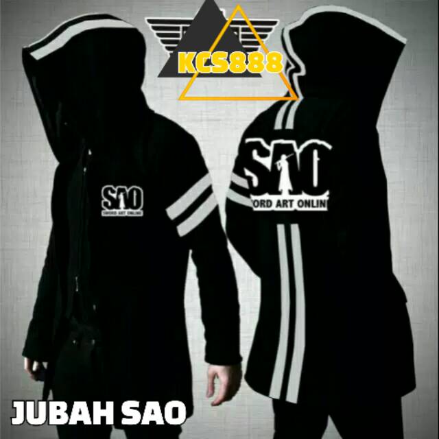 JUBAH JAKET ANIME KIRITO SAO NEW UPDATEJL