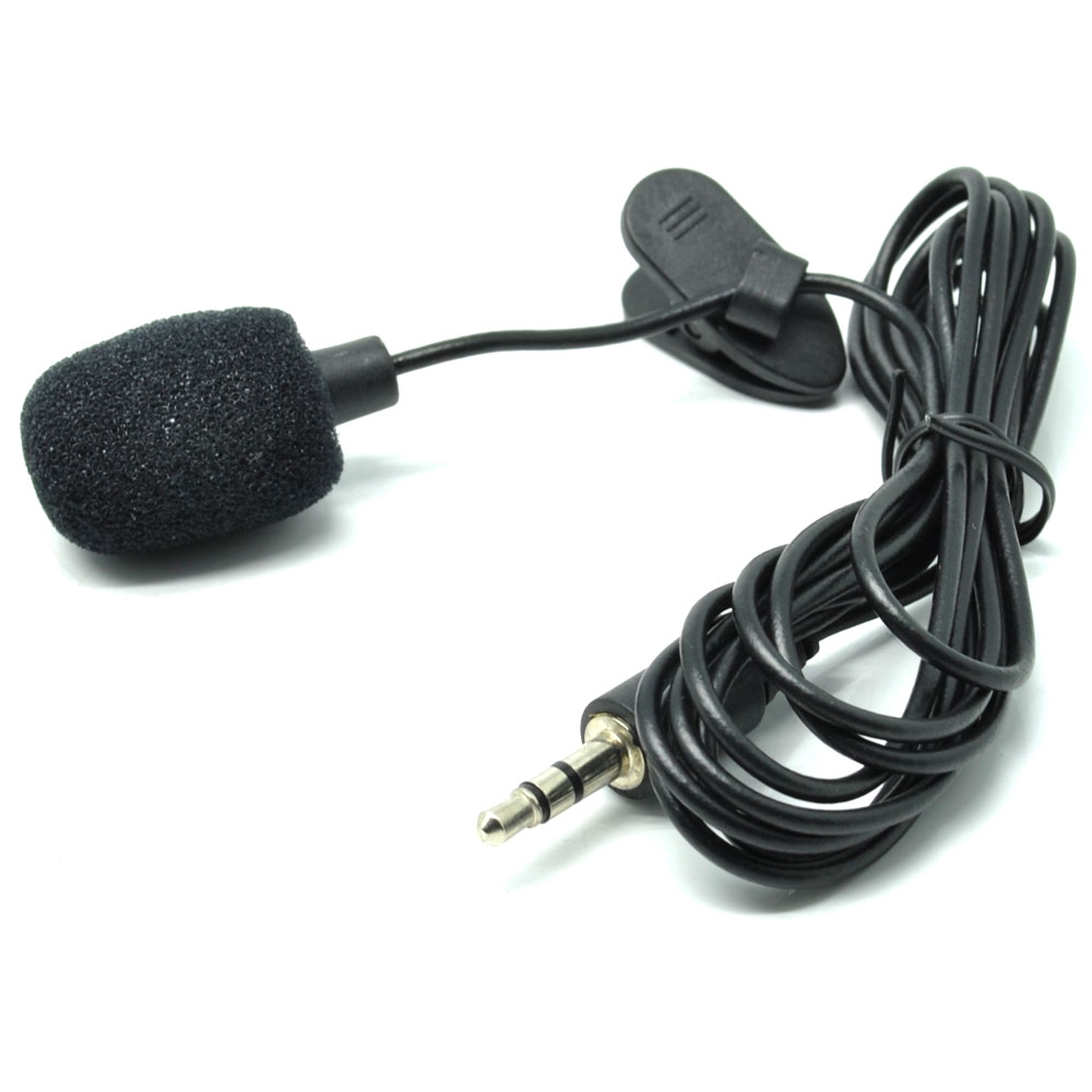 3.5mm Microphone with Clip for Smartphone / Laptop /PC/503/Hitam