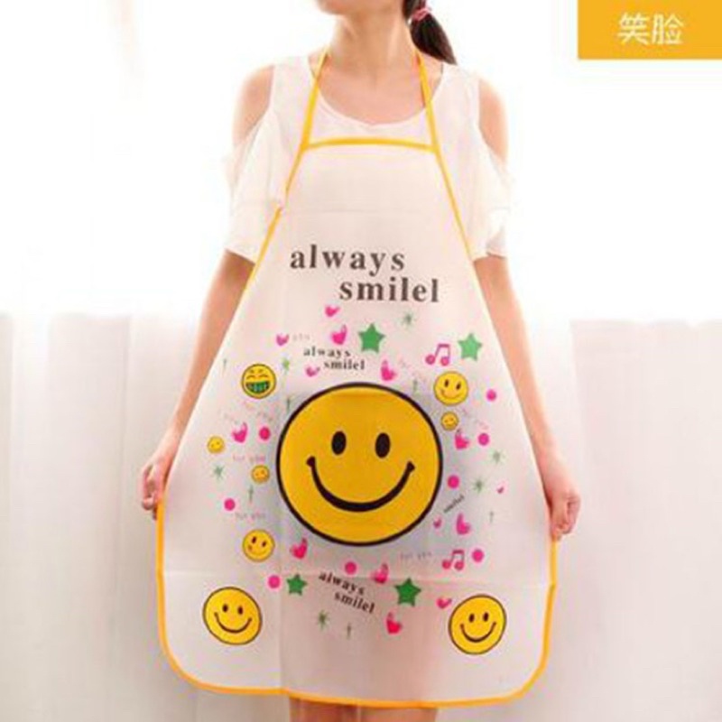 Apron Celemek Masak Karakter Water dan Oil Proof